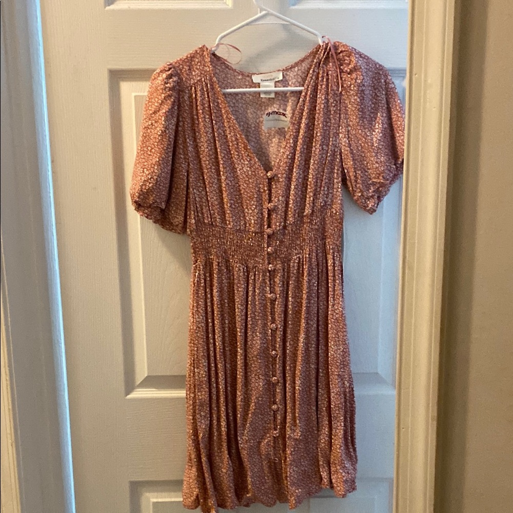 Floral Button-Down Dress